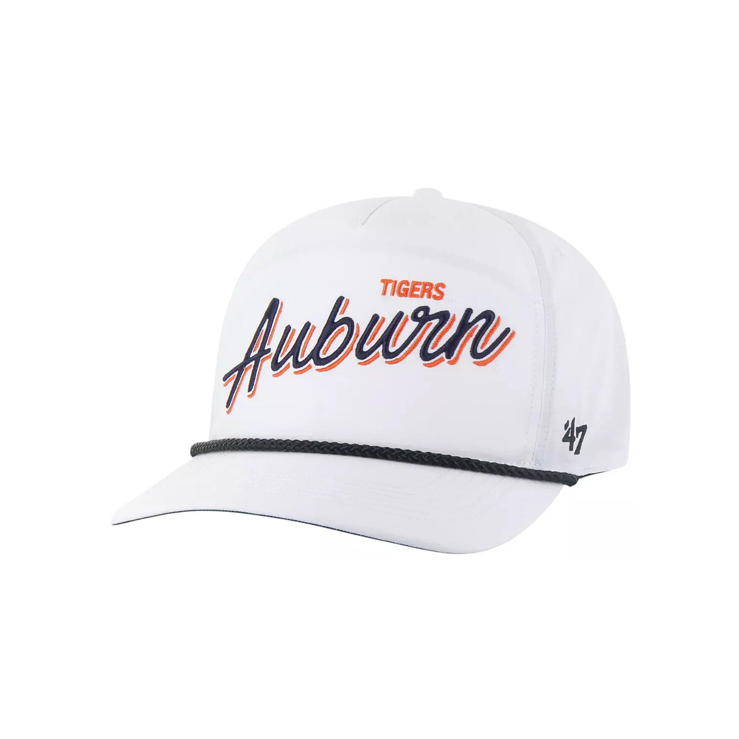 47 Auburn Tigers Fairway Hitch Snapback Hat - White - WHITE